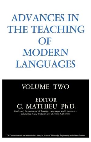 Advances in the Teaching of Modern Languages