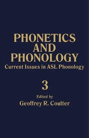Current Issues in ASL Phonology
