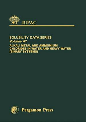 Alkali Metal and Ammonium Chlorides in Water and Heavy Water (Binary Systems)
