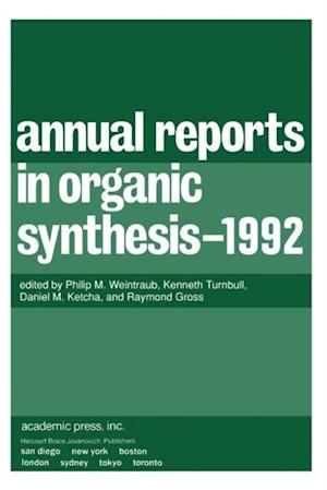 Annual Reports in Organic Synthesis 1992