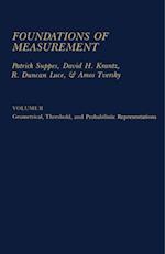 Foundations of Measurement