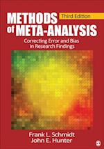 Methods of Meta-Analysis : Correcting Error and Bias in Research Findings