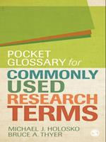 Pocket Glossary for Commonly Used Research Terms