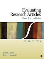 Evaluating Research Articles From Start to Finish