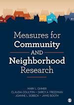 Measures for Community and Neighborhood Research