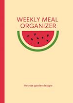 Weekly Meal Organizer: Nutrition Meal Planner and Organizer for the Busy Person 