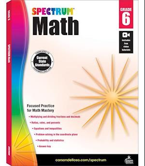 Spectrum Math Workbook, Grade 6