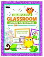 Colorful Owls Classroom Awards and Rewards