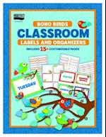 Boho Birds Classroom Labels and Organizers