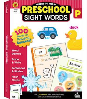 Words to Know Sight Words, Grade Preschool