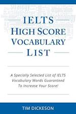 Ielts High Score Vocabulary List