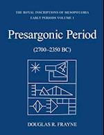 Pre-Sargonic Period: (2700-2350 BC) 