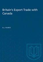 Britain's Export Trade with Canada