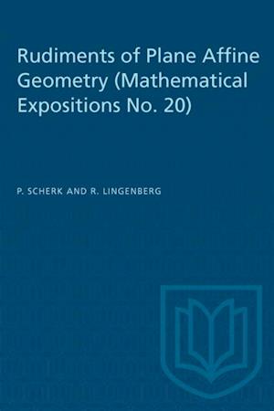 Rudiments of Plane Affine Geometry