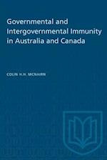 Governmental and Intergovernmental Immunity in Australia and Canada 