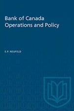 Bank of Canada Operations and Policy 