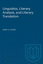 Linguistics, Literary Analysis, and Literary Translation