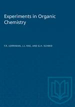 Experiments in Organic Chemistry