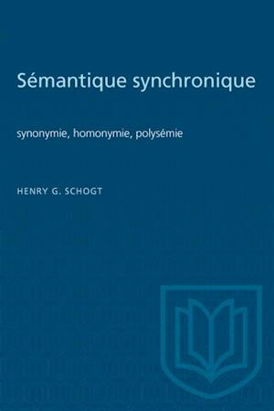 Sémantique synchronique