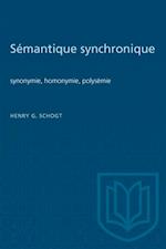 Sémantique synchronique