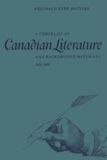 Checklist of Canadian Literature and Background Materials 1628-1960