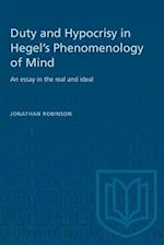 Duty and Hypocrisy in Hegel's Phenomenology of Mind