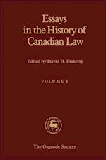 Essays in the History of Canadian Law