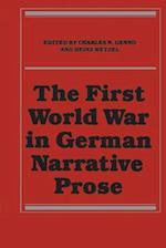 The First World War in German Narrative Prose