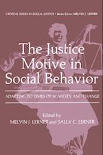 Justice Motive in Social Behavior
