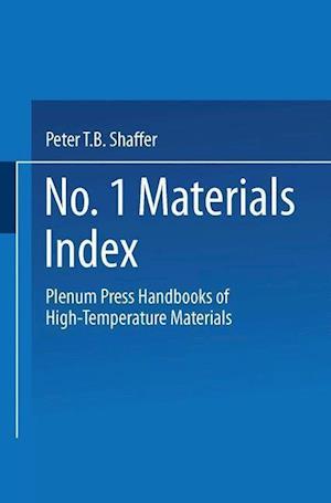 Plenum Press Handbooks of High-Temperature Materials