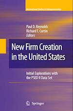 New Firm Creation in the United States