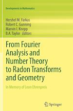 From Fourier Analysis and Number Theory to Radon Transforms and Geometry