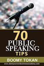 70 Public Speaking Tips