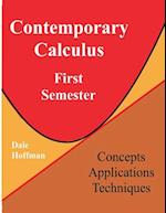 Contemporary Calculus First Semester