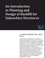 An Introduction to Planning and Design of Backfill for Subsurface Structures