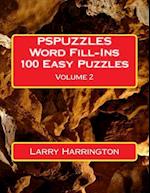 Pspuzzles Word Fill-Ins 100 Easy Puzzles Volume 2