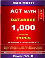 ACT Math Database 1-2 D