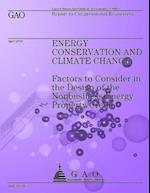 Energy Conservation and Climate Change