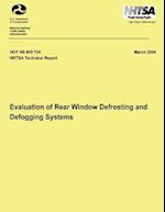 Evaluation of Rear Window Defrosting and Defogging Systems