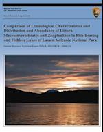 Comparison of Limnological Characteristics and Distribution and Abundance of Littoral Macroinvertebrates and Zooplankton in Fishbearing and Fishless L