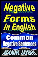 Negative Forms In English: Common Negative Sentences 