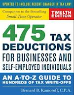 475 Tax Deductions for Businesses and Self-Employed Individuals