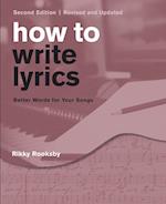 How to Write Lyrics