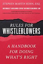 The New Whistleblower's Handbook