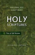 TLV Personal Size Giant Print Reference Bible, Holy Scriptures