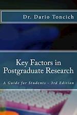 Key Factors in Postgraduate Research