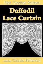 Daffodil Lace Curtain Filet Crochet Pattern