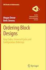 Ordering Block Designs