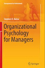 Organizational Psychology for Managers