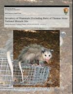 Inventory of Mammals (Excluding Bats) of Thomas Stone National Historic Site